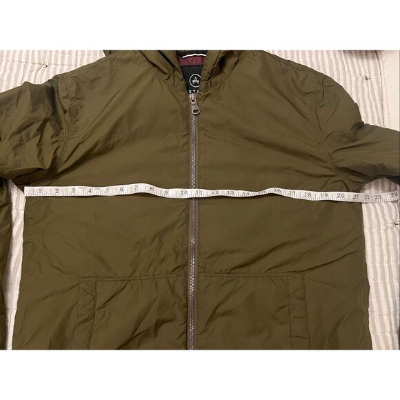 AETHER Lightweight Hooded Jacket – Olive/Maroon - Picture 13 of 16